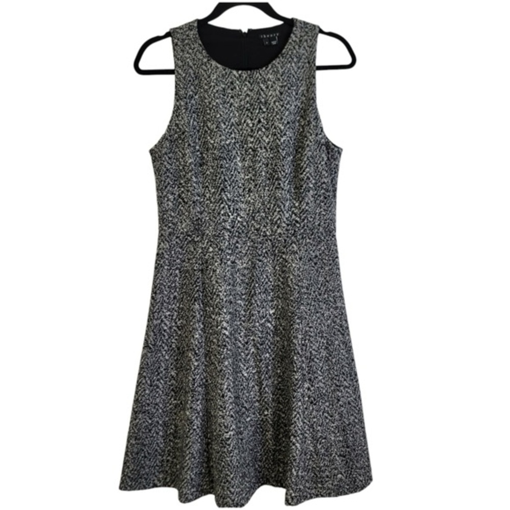 Theory Trekana Tweed knit  A-Line dress